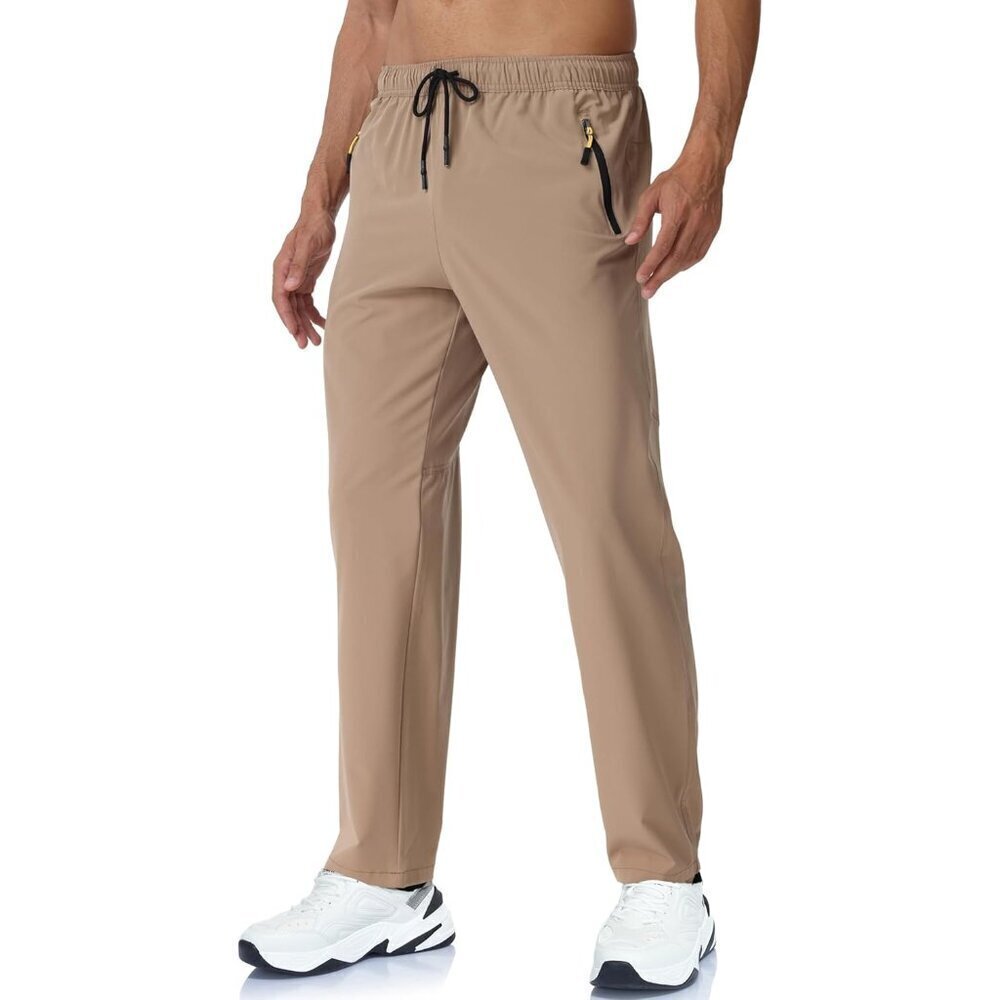Mens Lightweight Hiking Pants Quick Dry Stretch Joggers for Running Workout Casu